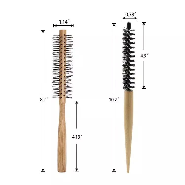 Haarbürste mit Holzborsten